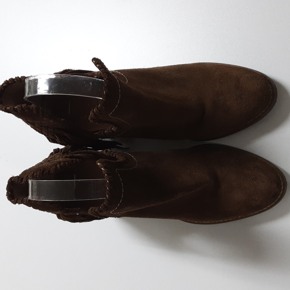 Ariat ankle boots Unbridled women suede Lilybootie whiskey in size 9 - Picture 2 of 14